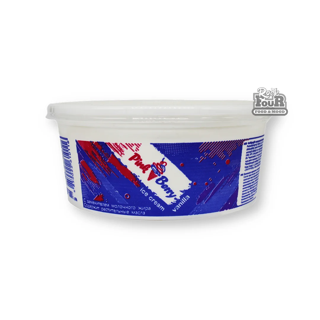 Ice cream "PinkBerry" vanilla chocolate mix 500g